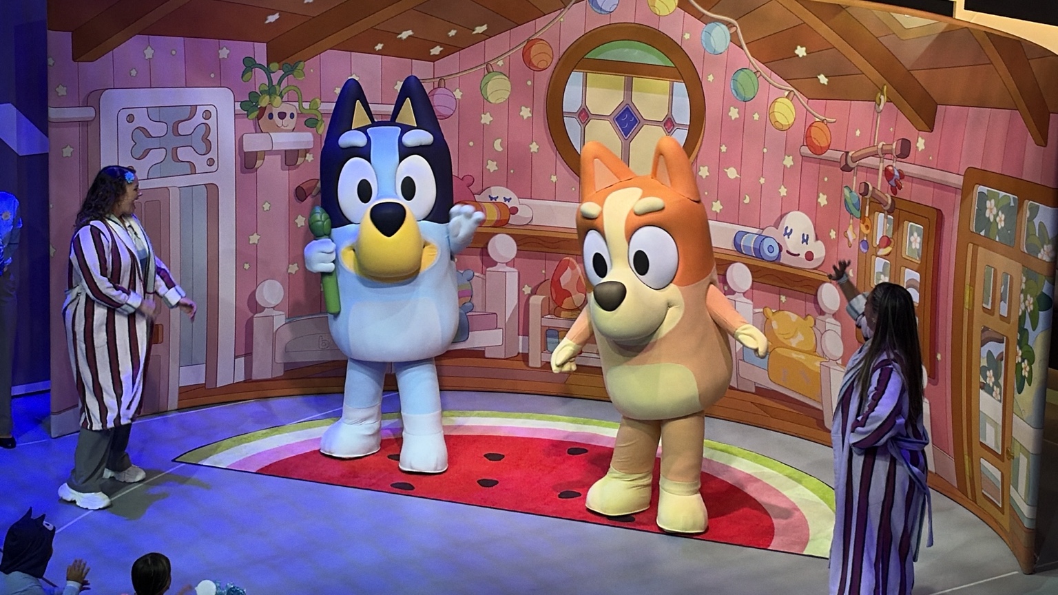 Bluey and Bingo Pyjama Party on Disney Wish