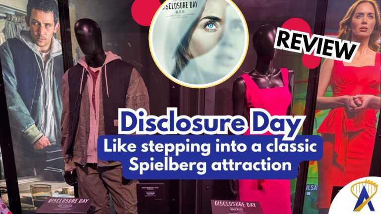 Disclosure Day review for theme park fans spielberg