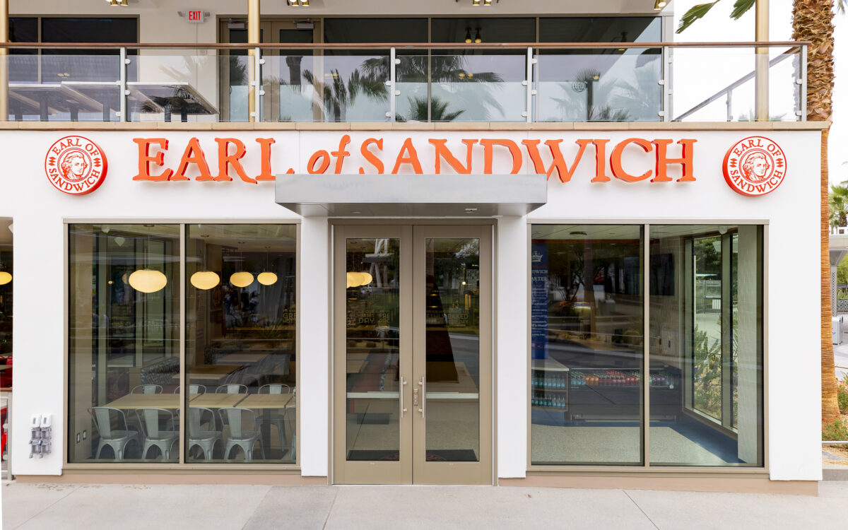 exterior the new Earl of Sandwich in Downtown Disney.
