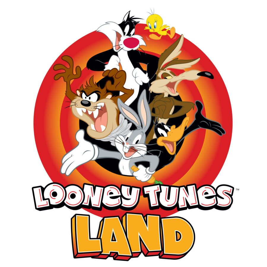 looney tunes land logo