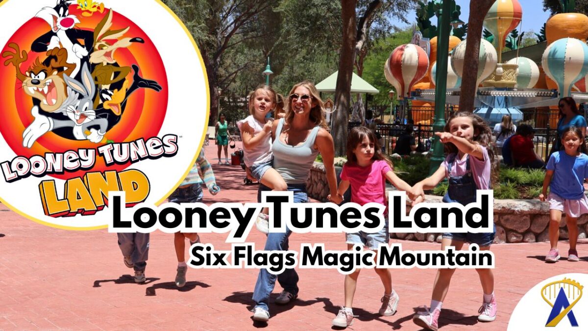 Looney Tunes™ Land first look at Six Flags Magic Mountain