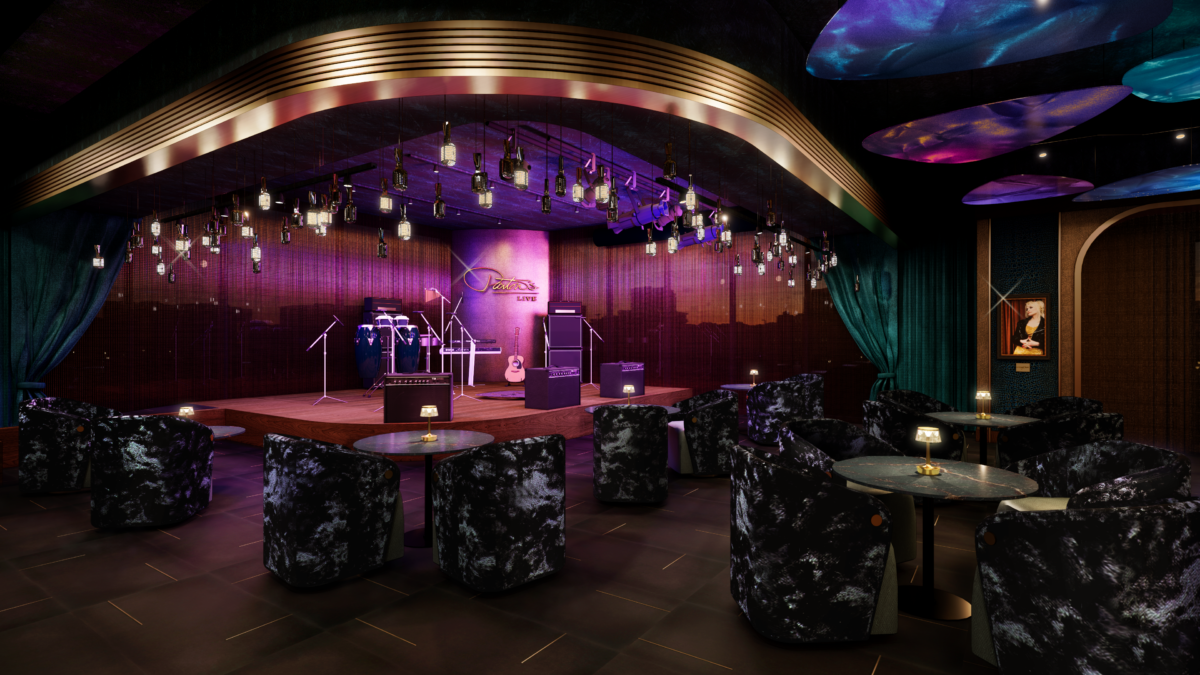 Concept Art of Parton's Live entertainment venue
