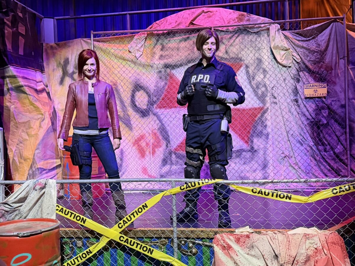 Resident Evil Universal Horror Unleashed Las Vegas main performers 