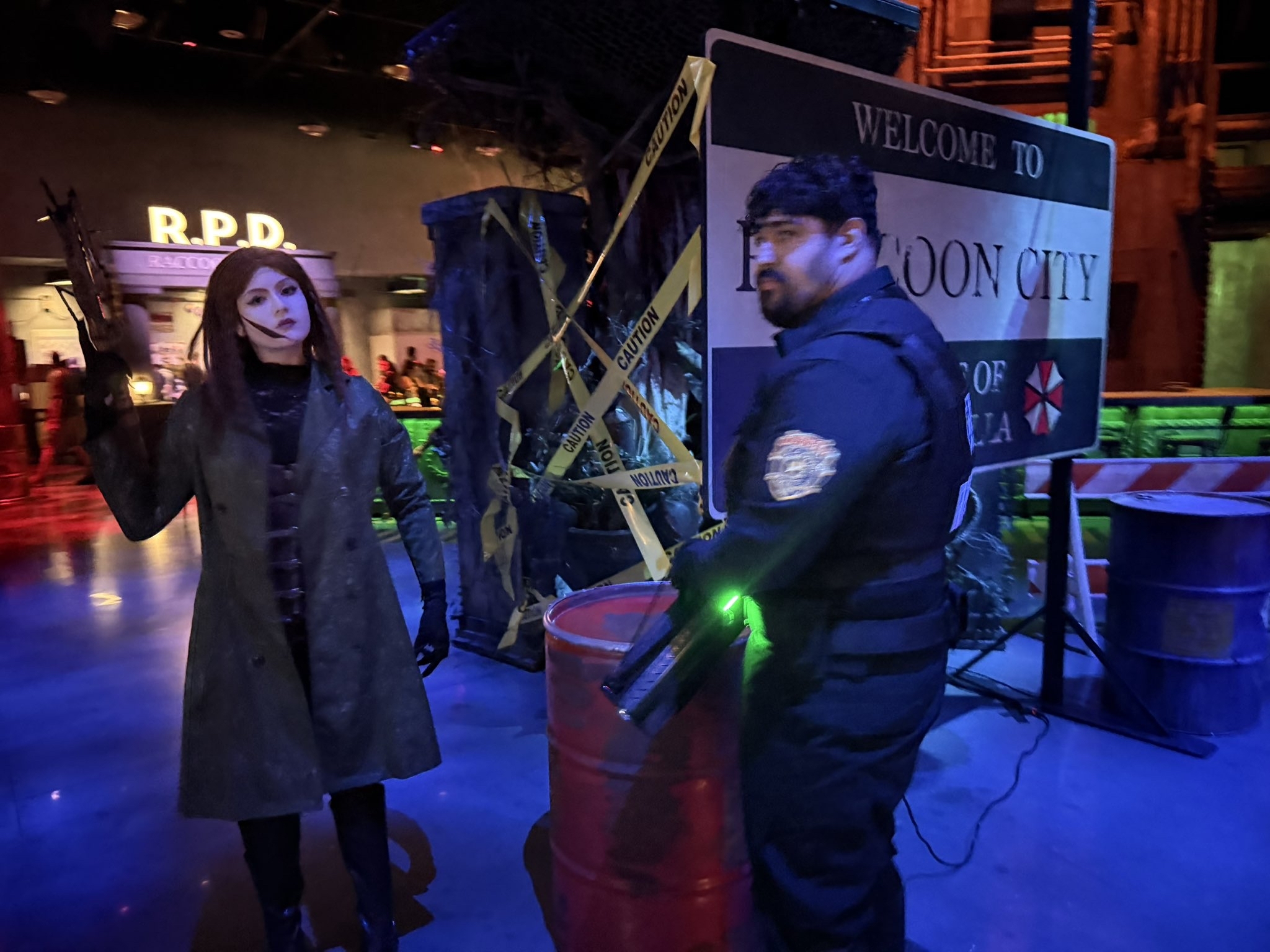 Resident Evil Universal Horror Unleashed Las Vegas performers 