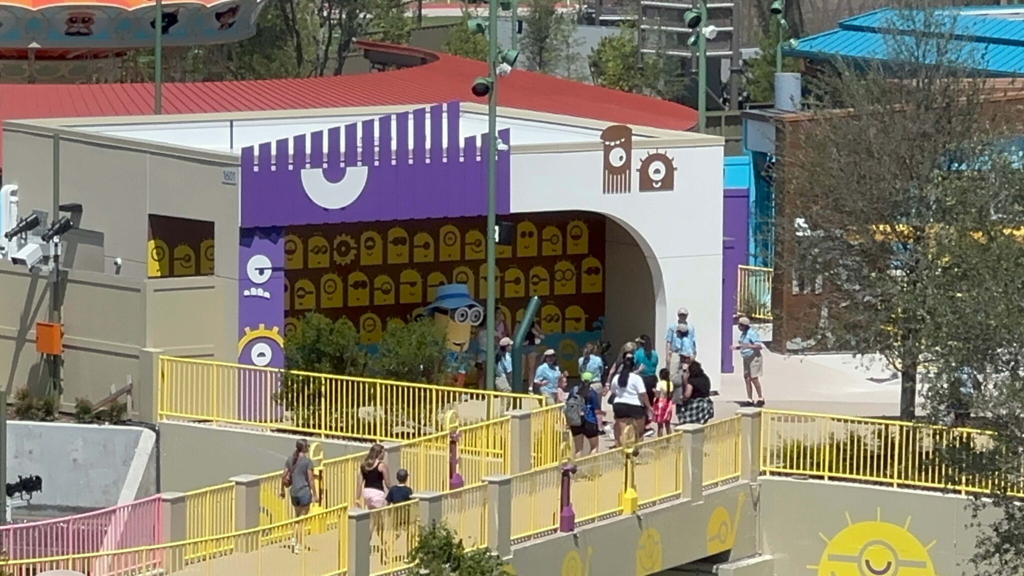 Universal Kids Resort Theme Park Minion character meet and greet