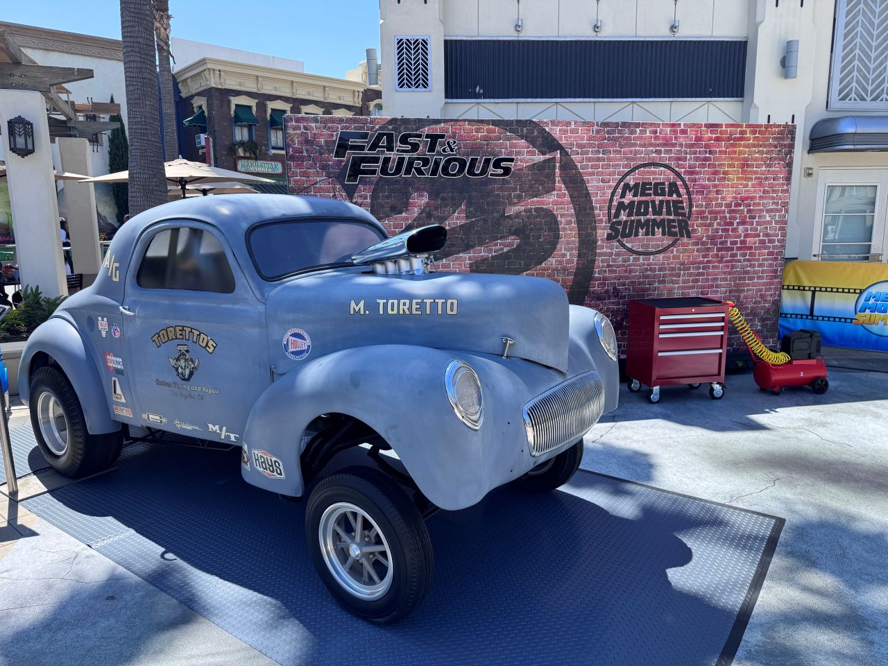 Universal Studios Hollywood Mega Movie Summer 2026 - 1941 Willy’s Coupe Fast & Furious picture car