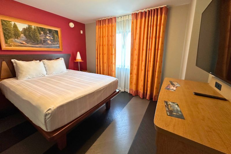 Master bedroom of Cars Suite Disney's Art of Animation Resort