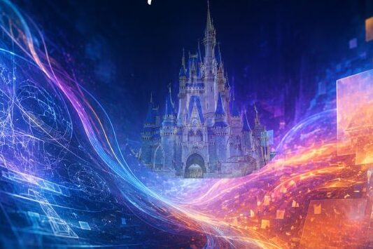 concept adobe and disney parks ai - image created by Dani Meyering