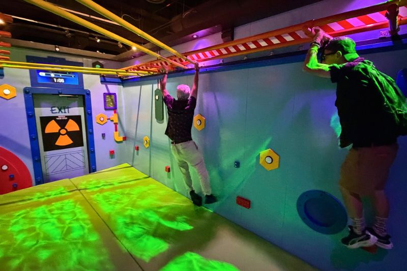 Nuclear floor is lava game Level99 Disney Springs 