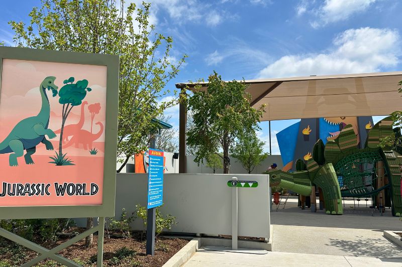 Jurassic World Adventure Camp playground Universal Kids Resort