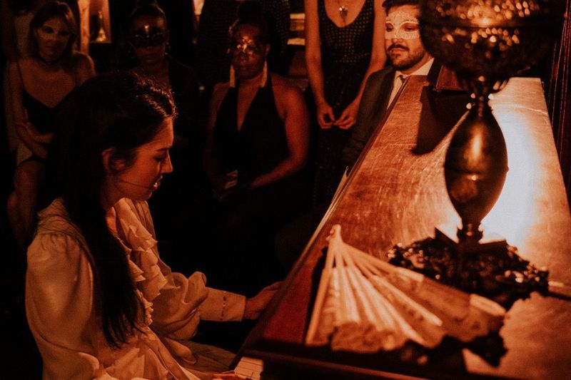 Riley Noland in MASQUERADE (Photo Credit Andy Henderson) 