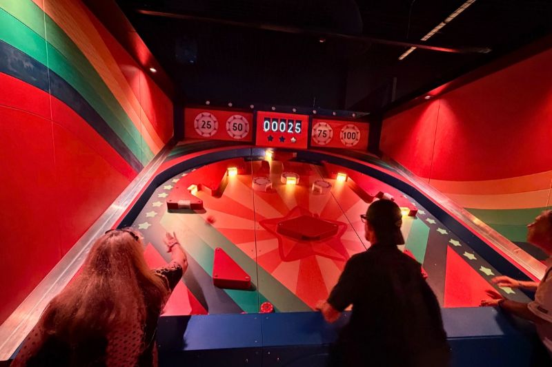 Large pinball game Level99 Disney Springs - Photo by Matt Roseboom