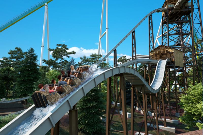 Rip Roain Falls rendering of top of reverse camelback