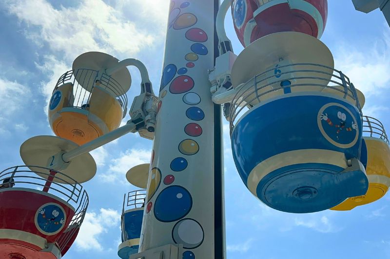 ferris wheel style ride mr dna double helix spin