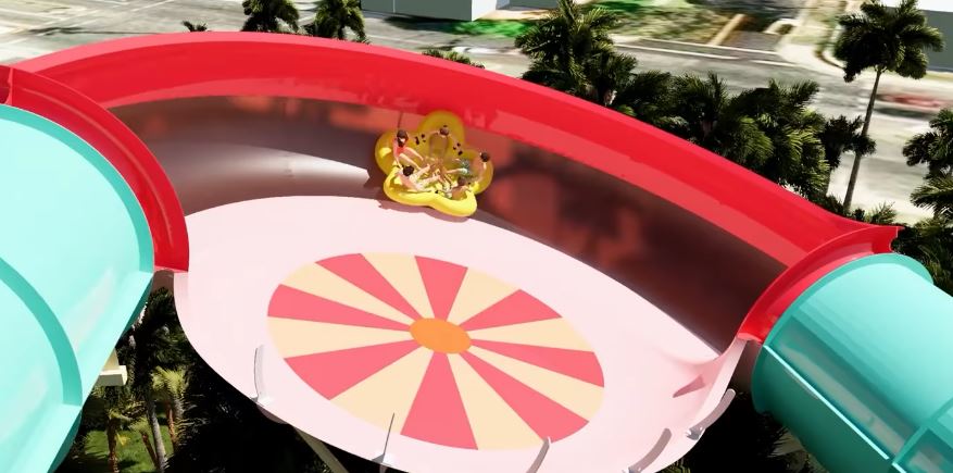 New family slide Coral Craze concept open Knott's Soak City