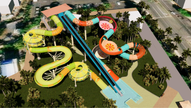 New slides at Knott's Soak City