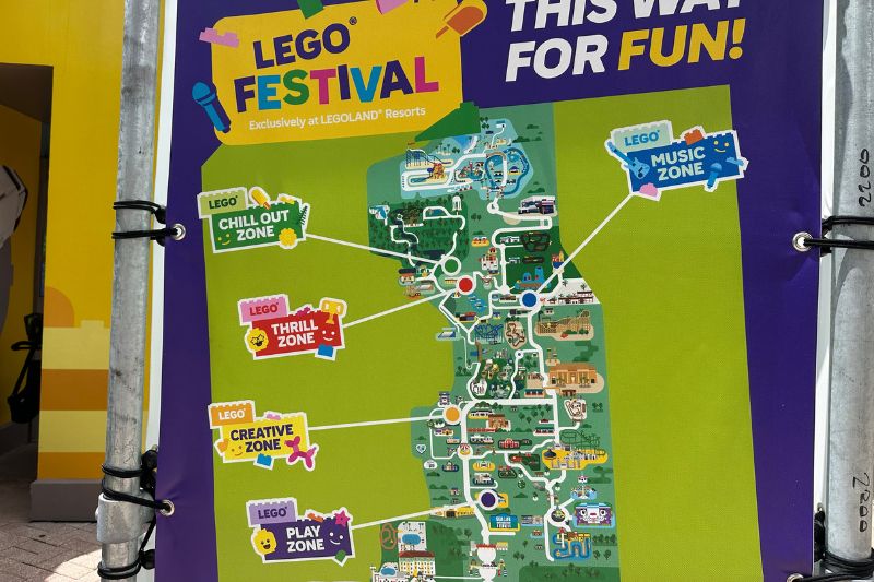 Lego Festival map Legoland Florida 2026
