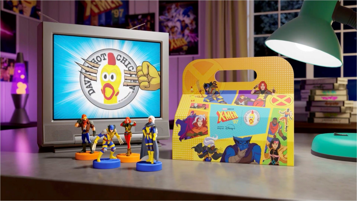 x-men collectible meal - Courtesy of Dave's Hot Chicken