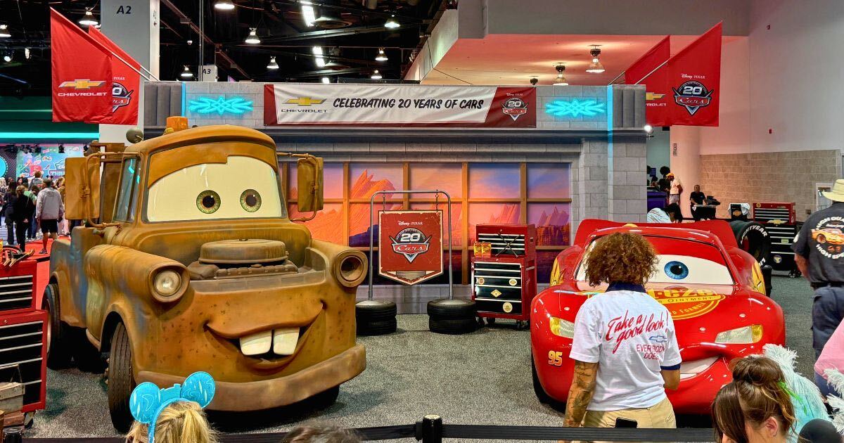 chevrolet display at D23 celebrating Cars