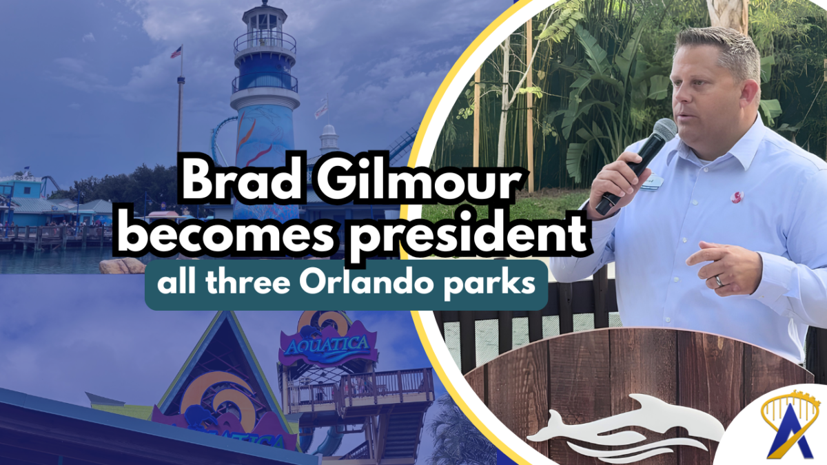 Brad Gilmour president SeaWorld Orlando Aquatica and Discovery Cove