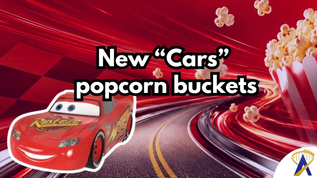 Cinemark Cars popcorn buckets 2026