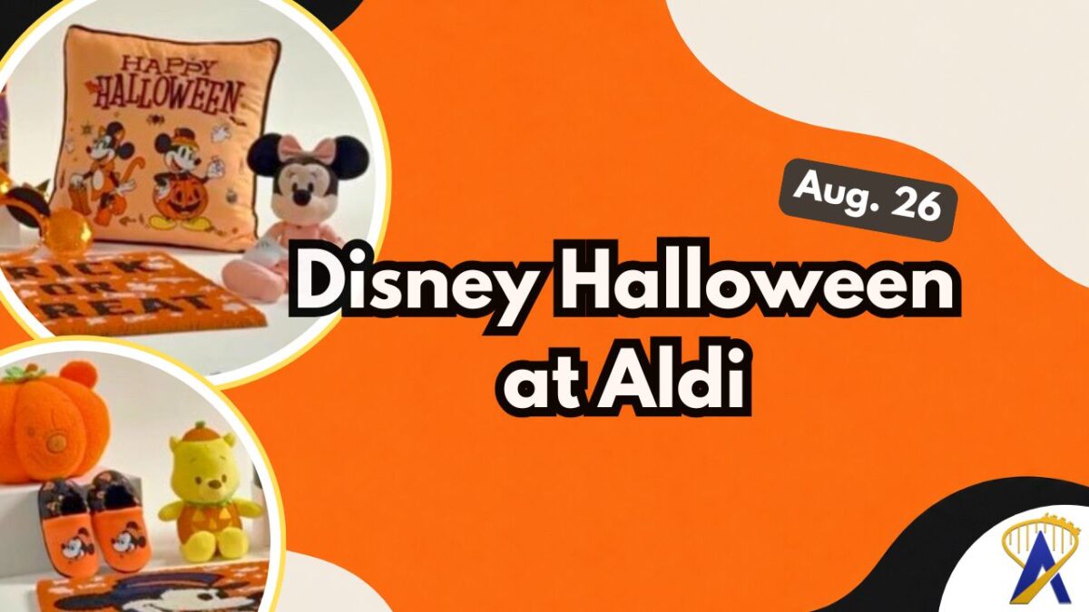 Disney Halloween Aldi merchandise Aug 26