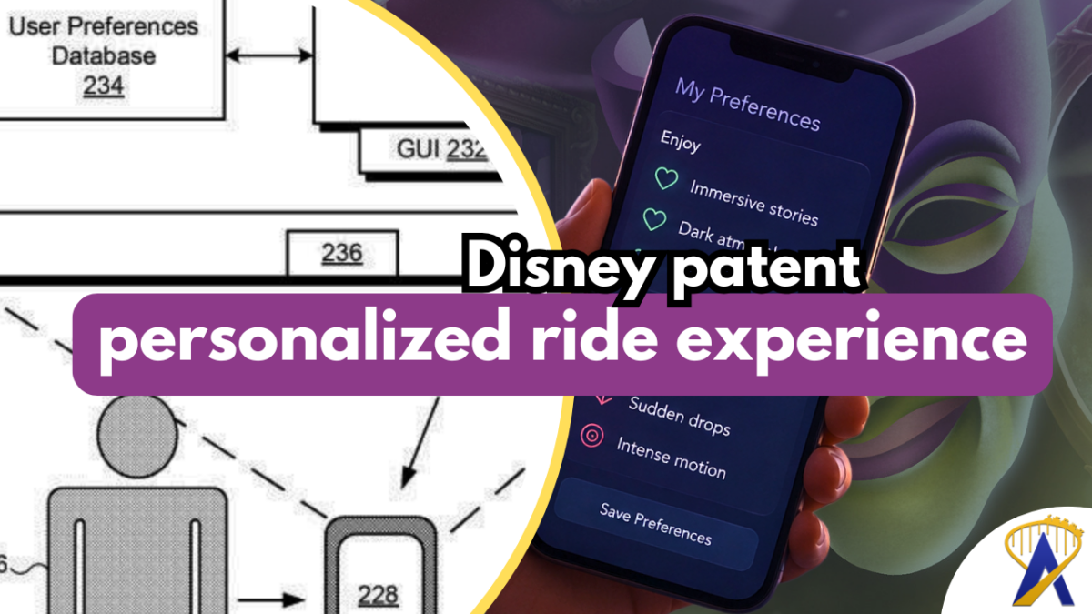 Disney patent personalized ride experience