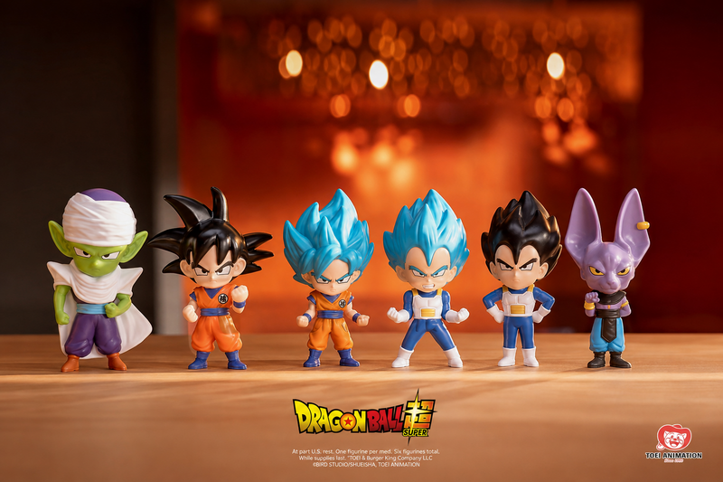 promotional image of Dragon Ball Burger King toys 2026