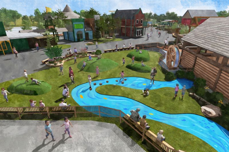 Forest Grove Play Park concept art