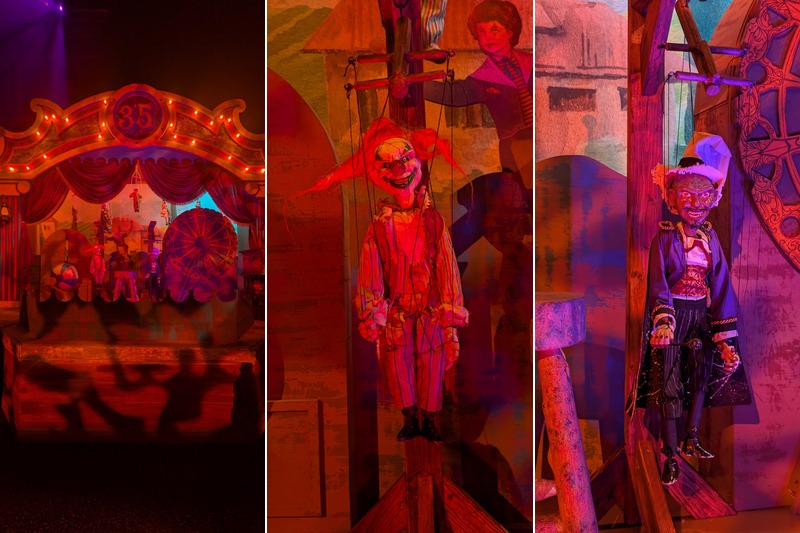 Puppet show and puppets for halloween horror nights 35