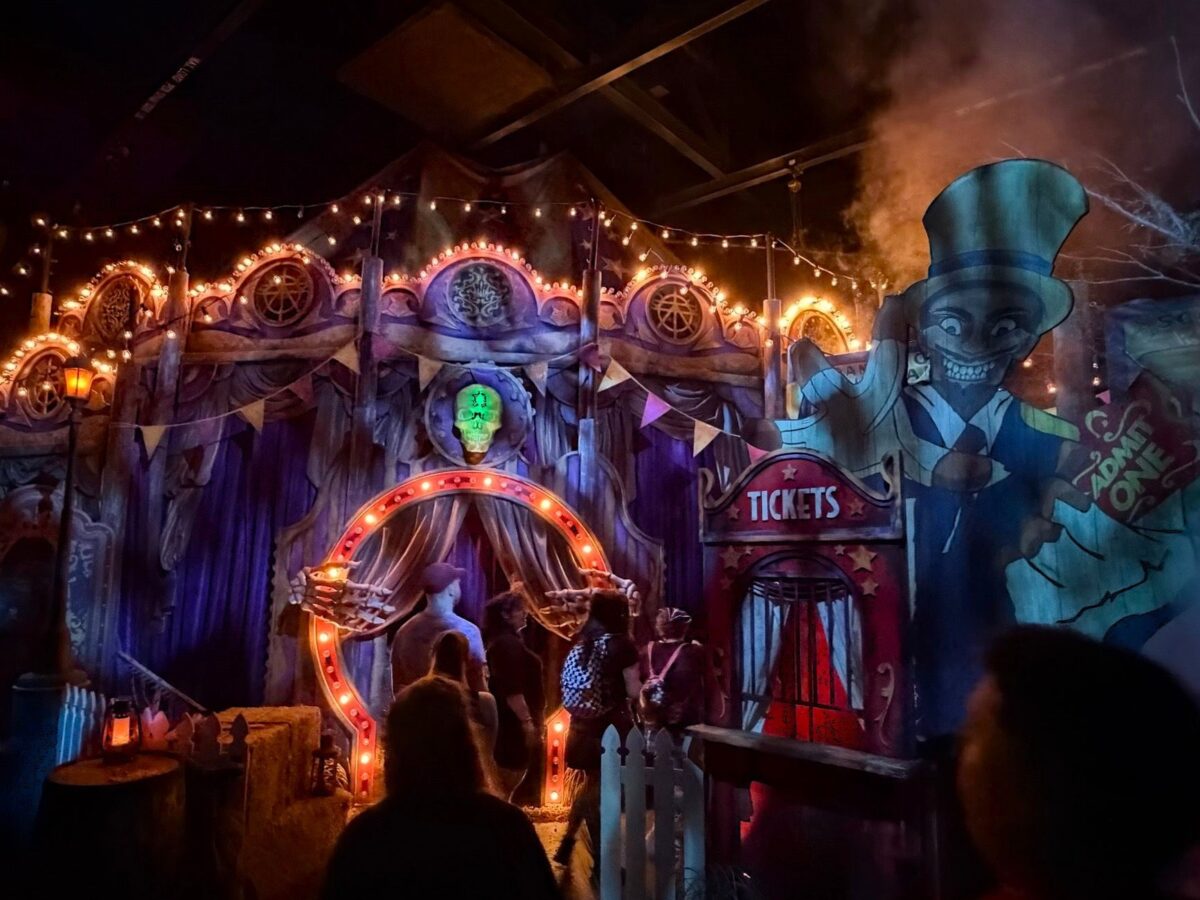Jack and Dr. Oddfellow Chaos and Control house entrance Halloween Horror NIghts 2026 