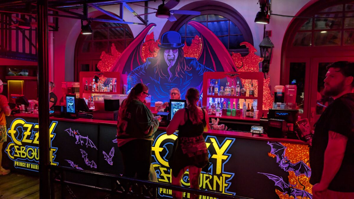 Ozzy Osbourne bar at Halloween Horror Nights Orlando - Philip Hernandez