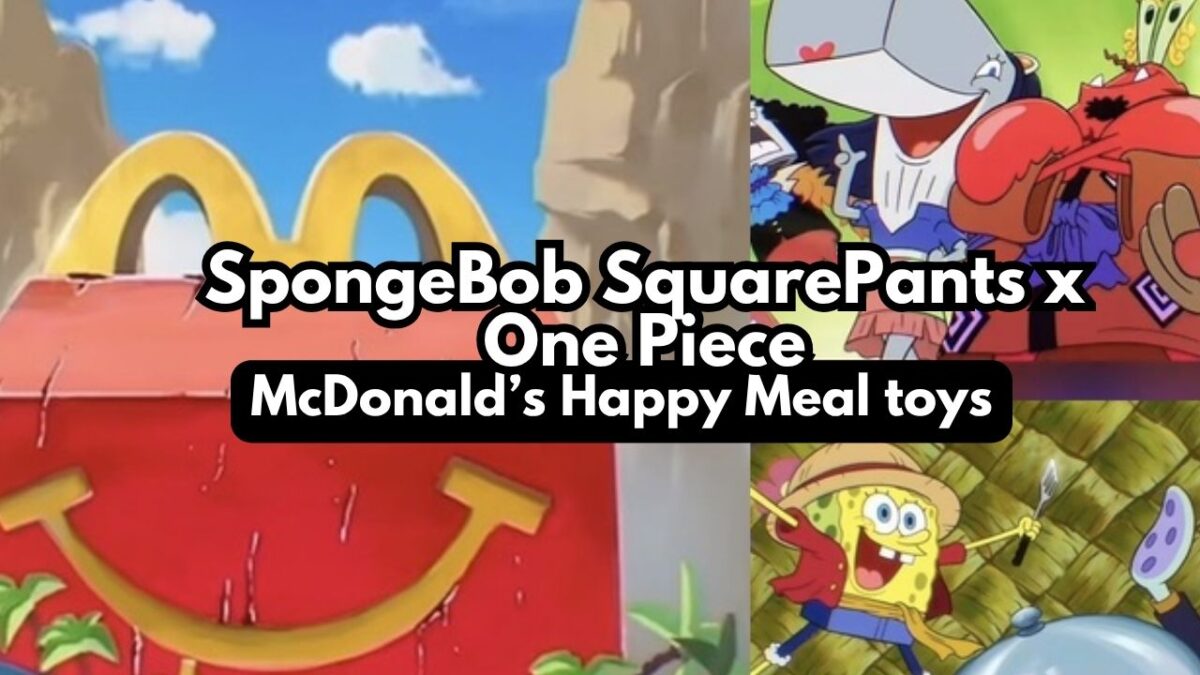 SpongeBob SquarePants x One Piece happy meal toys