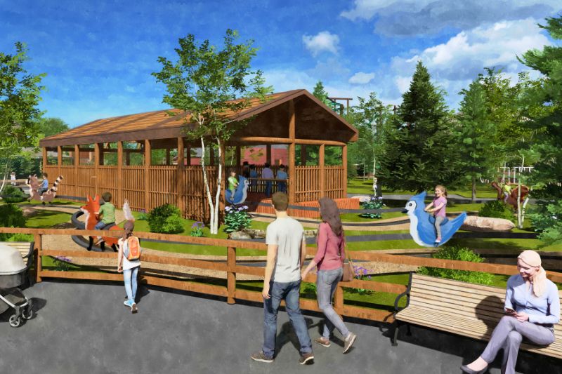 Trail Trotters concept rendering, a kids' outdoor ride
