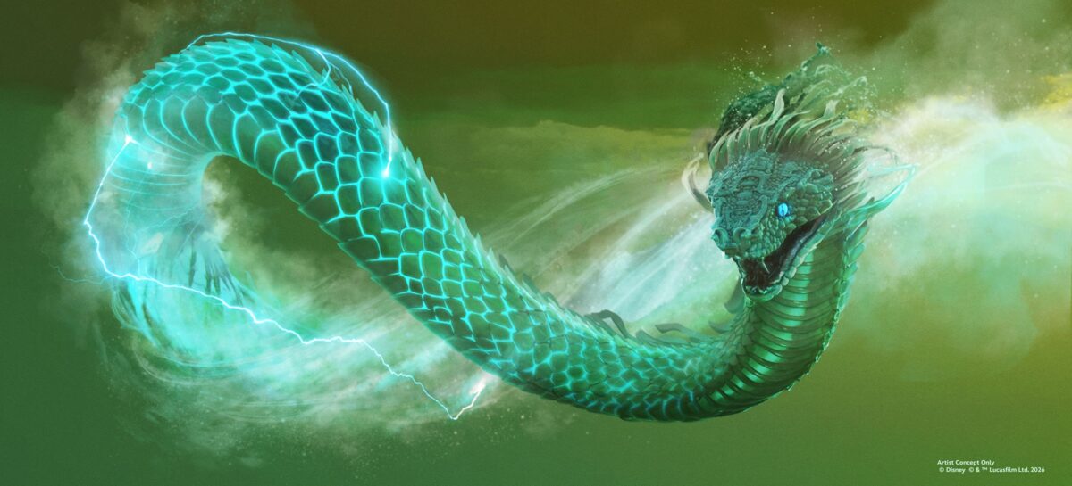 serpeant concept art for indiana jones ride at animal kingdom