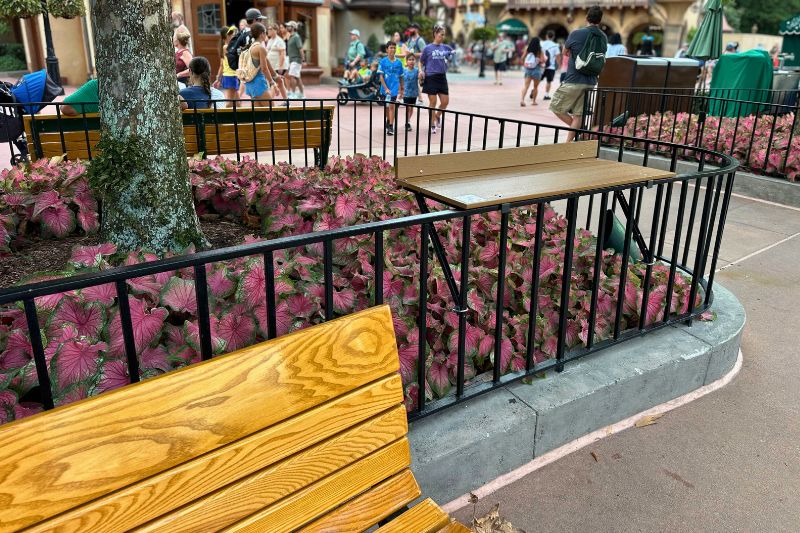New food ledge in germany pavilion placed ahead of Epcot International Food & Wine Festival