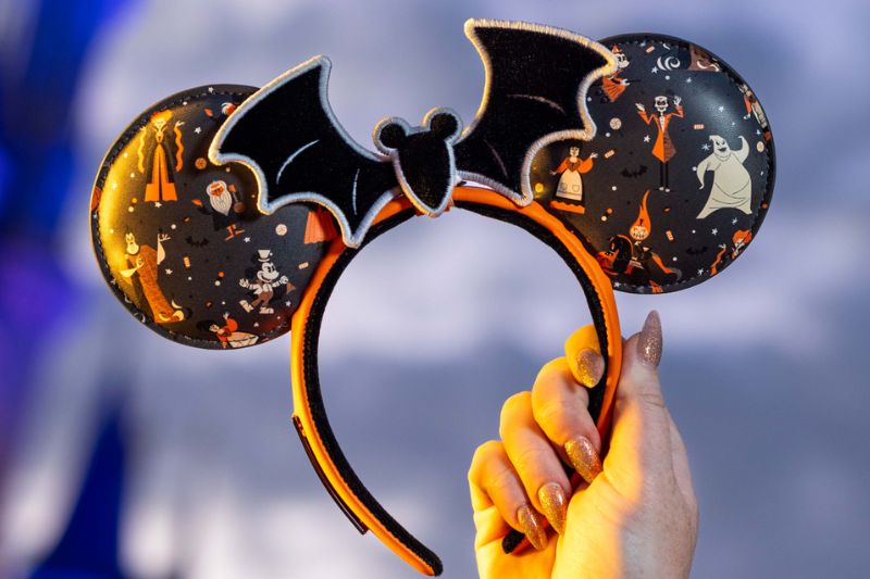 Mickeys not so scary halloween party mouse ears close up