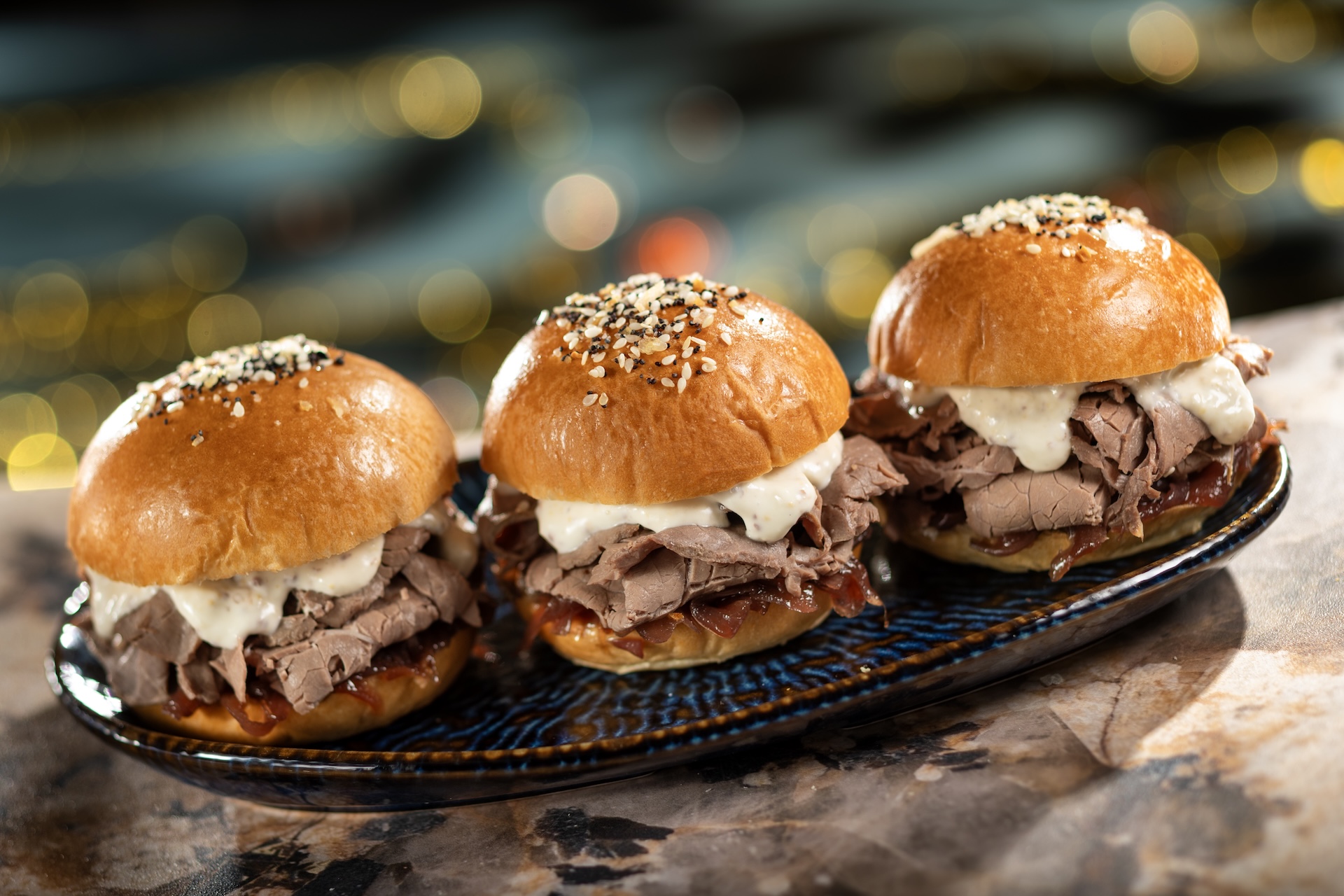 promotional image of Roast Beef Sliders
