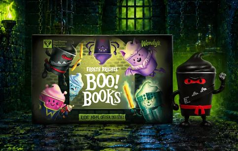 2026 Wendy's Boo Books promotional graphic