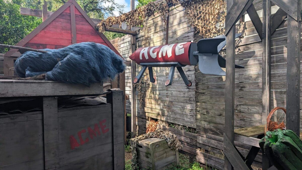 A Petrified Forest ACME props for a haunted maze experience