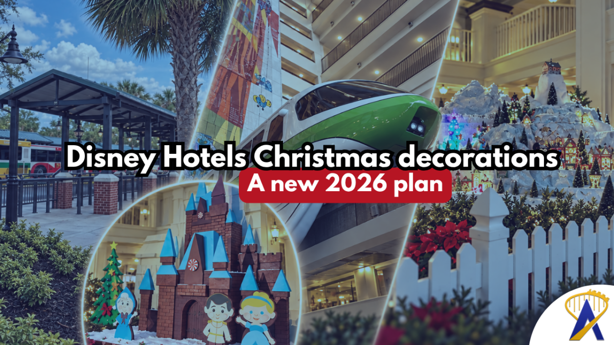 Disney Resort Hotels Christmas decorations tour 2026