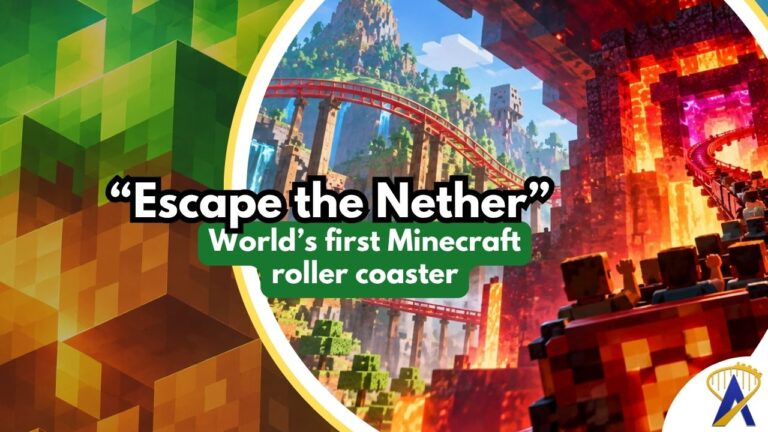 Escape the Nether Minecraft Roller Coaster 2027