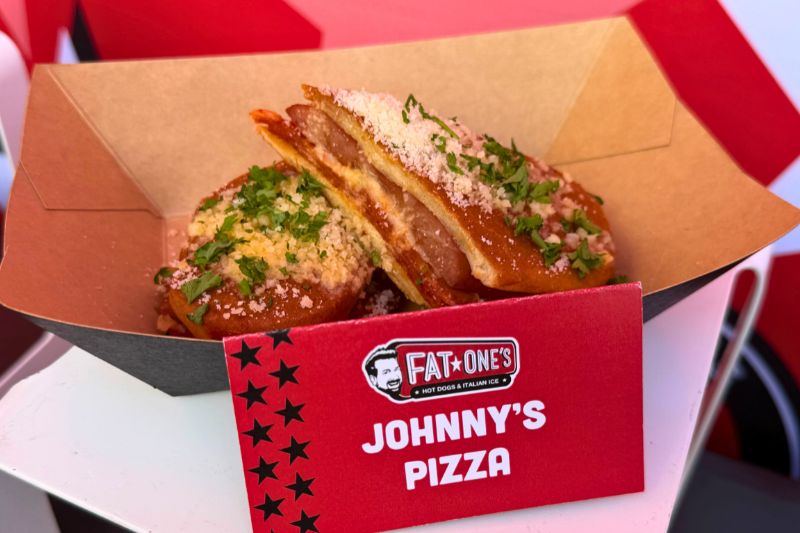 Fat One's Hot Dogs Johnny's Pizza Dog 