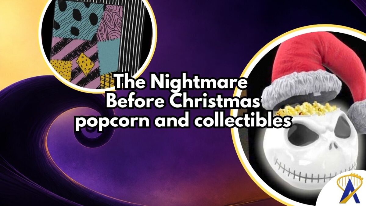 The Nightmare Before Christmas back in theaters 2026 popcorn bucket and blanket