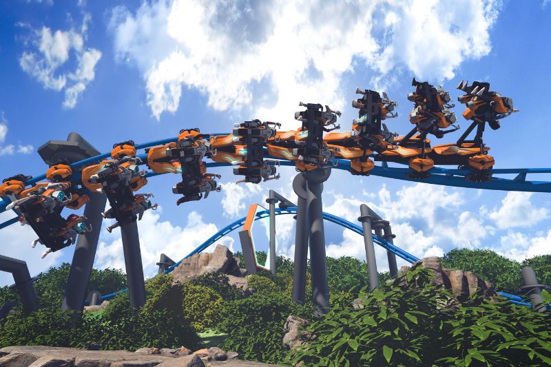 Thrill Glider twist rendering