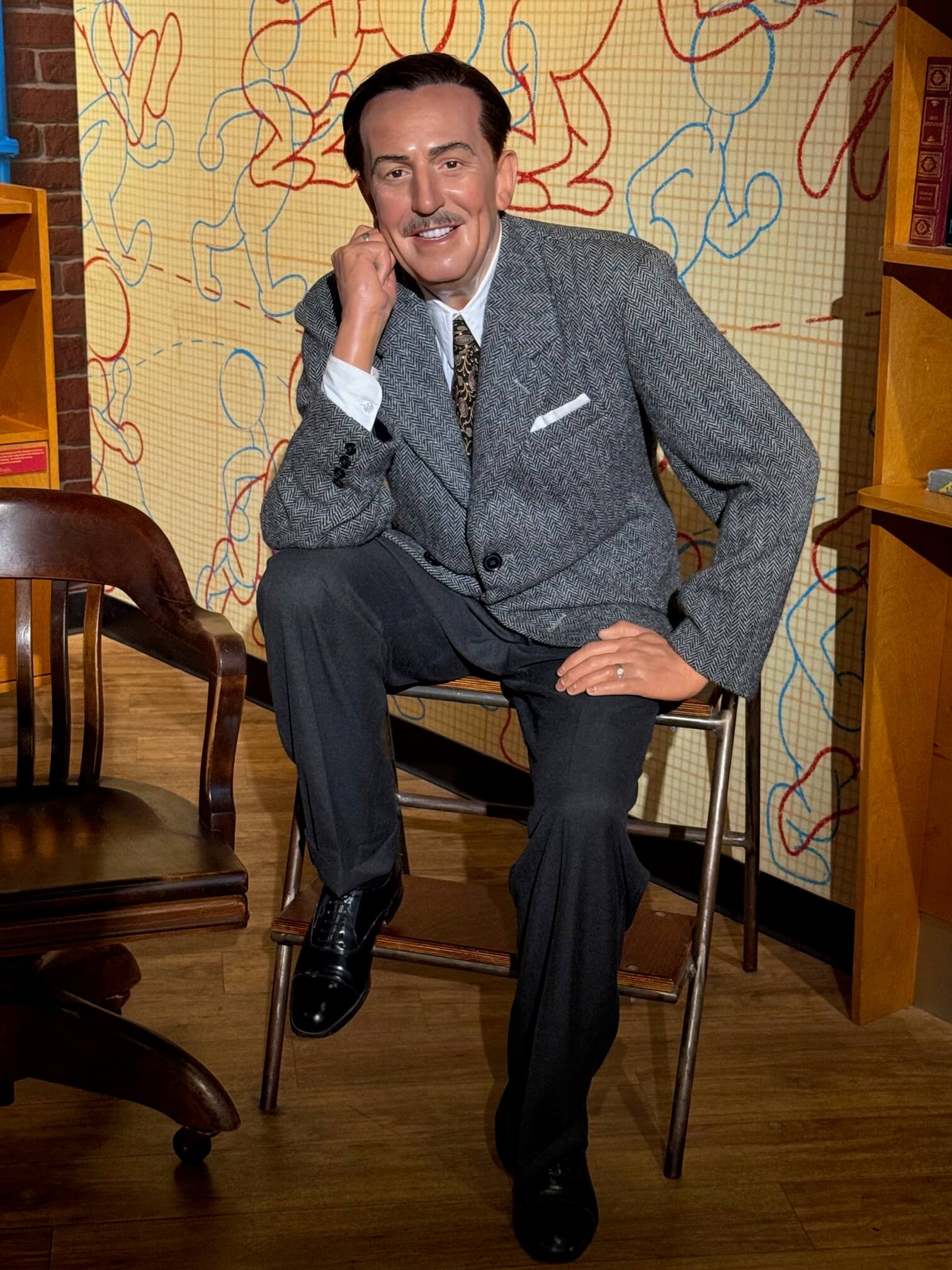 Walt Disney figure at Madame Tussauds Orlando