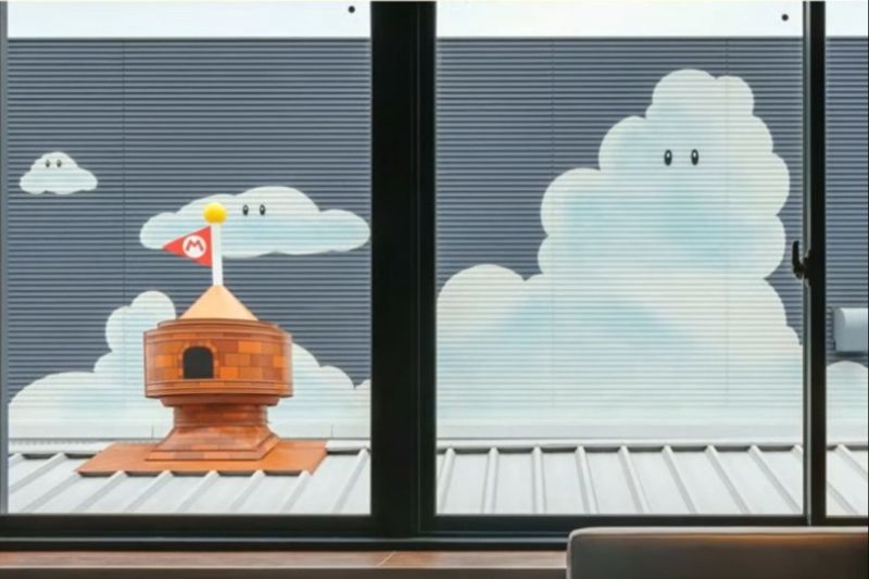 Collection of graphics shared during the Nintendo Direct presentation for super family restaurant