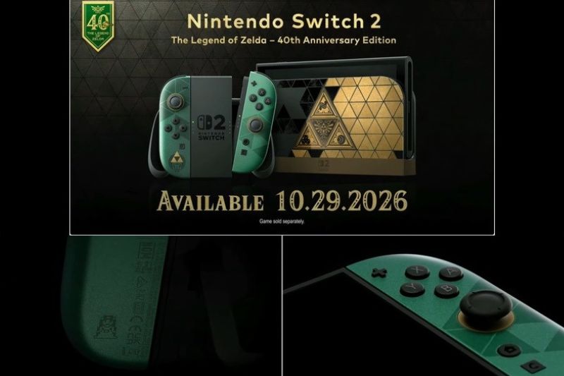 collection of graphics for zelda switch and controller