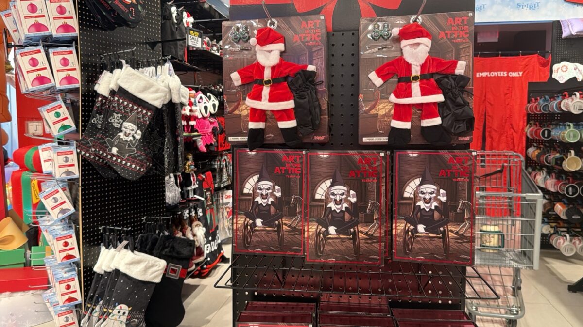 Art in the Attic and other creepmas merchandise at Spirit Christmas
