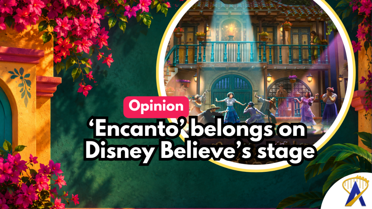 Disney Encanto Disney Believe stage opinion piece with rendering